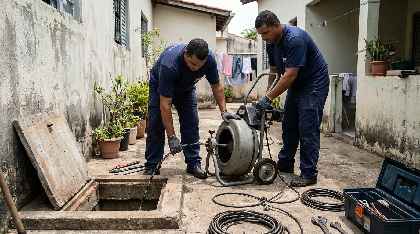 Desentupimento de esgoto em Vila Velha-ES